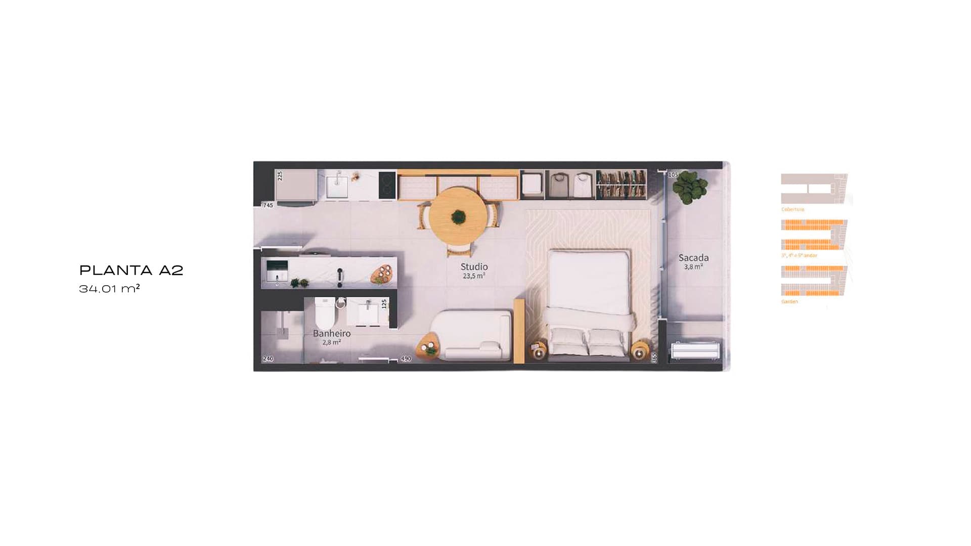 Planta baixa — Studio A2
