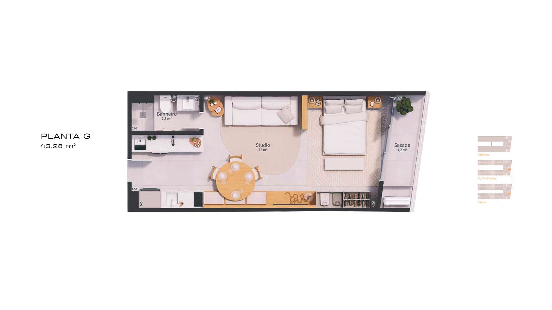 Planta baixa — Studio G
