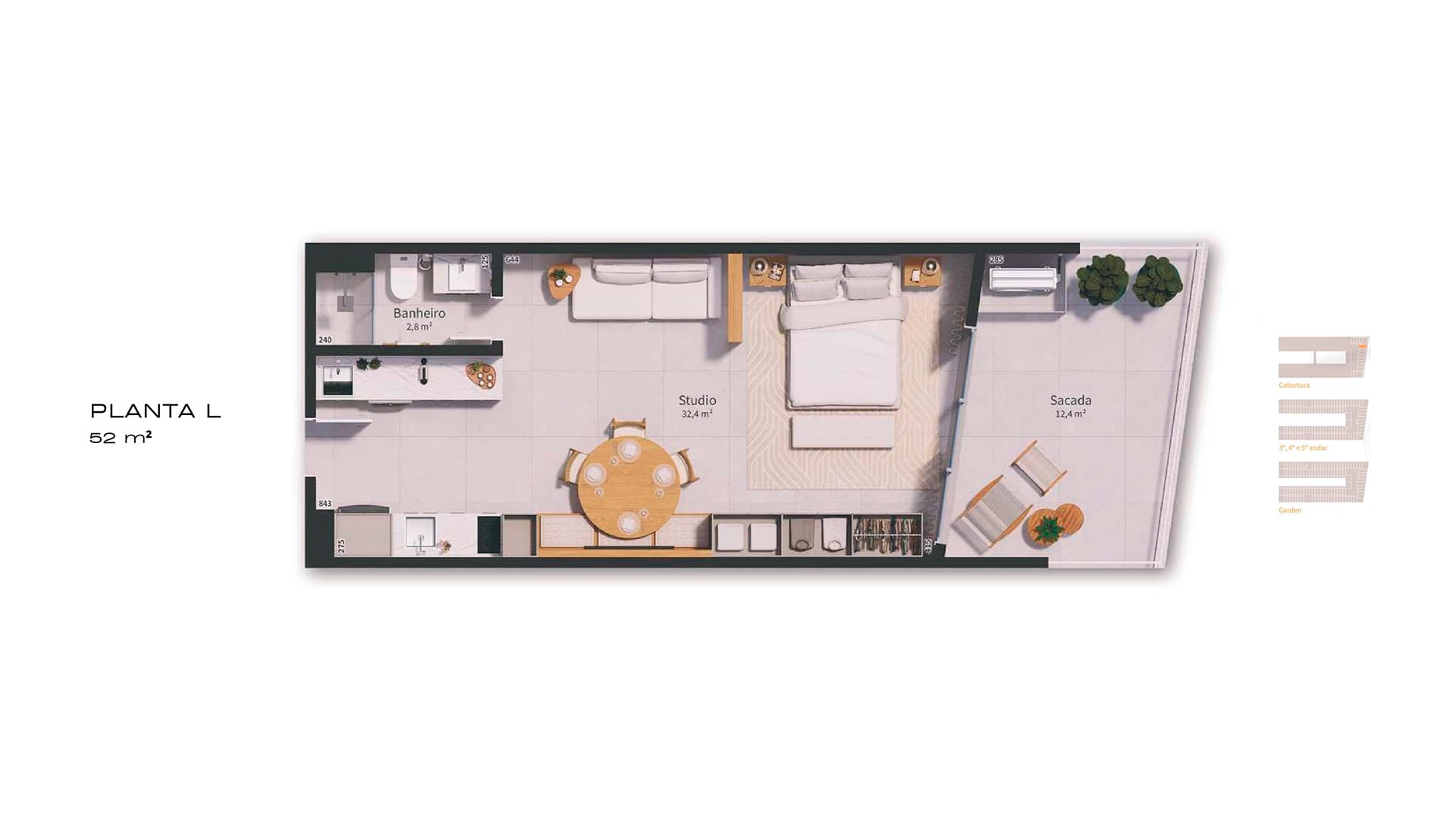 Planta baixa — Studio L