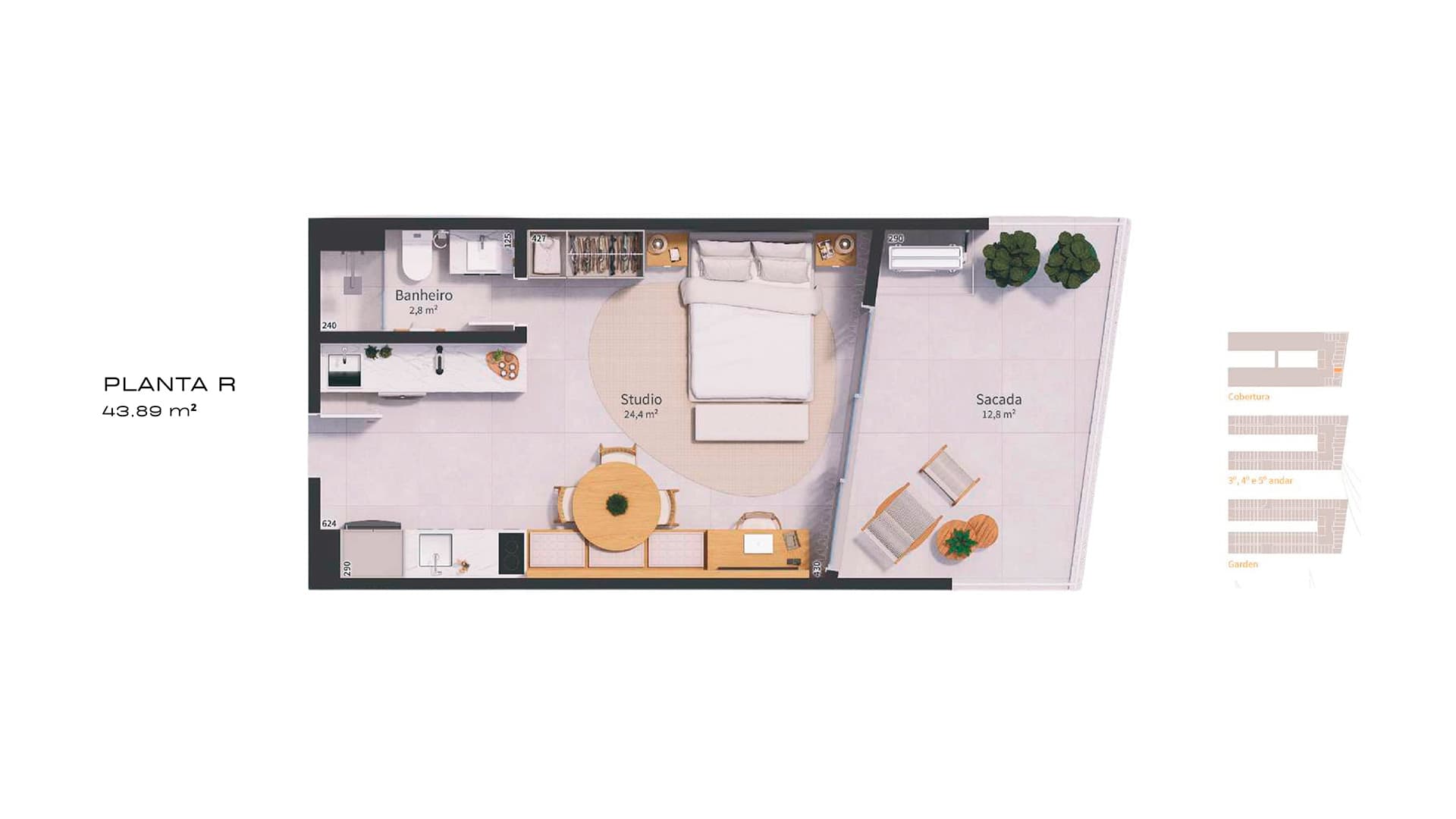 Planta baixa — Studio R