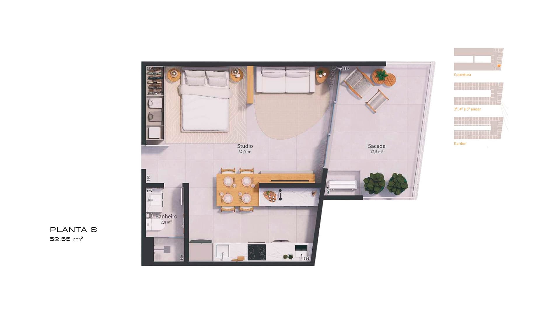 Planta baixa — Studio S